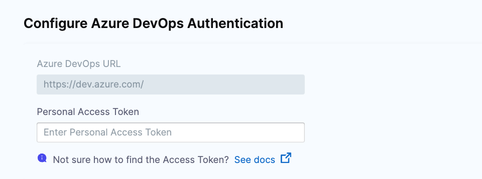 Add the Azure DevOps PAT